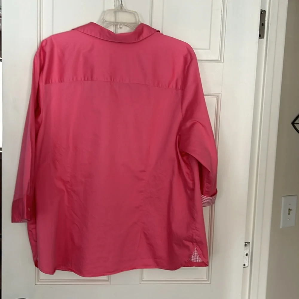 Charter Club 20W Pink Blouse - Picture 9 of 9